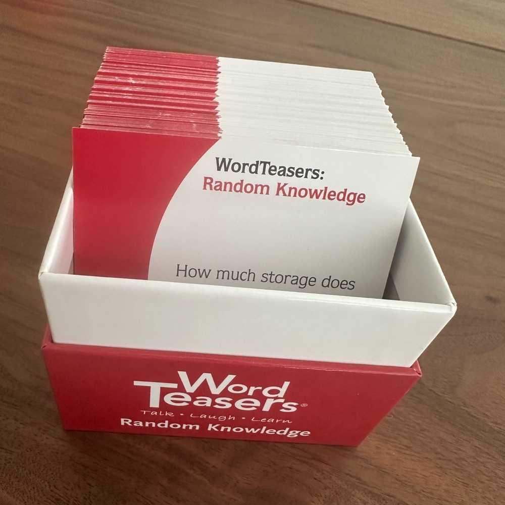 Word Teasers Boxed Card Set – Fun & Educational Trivia Game